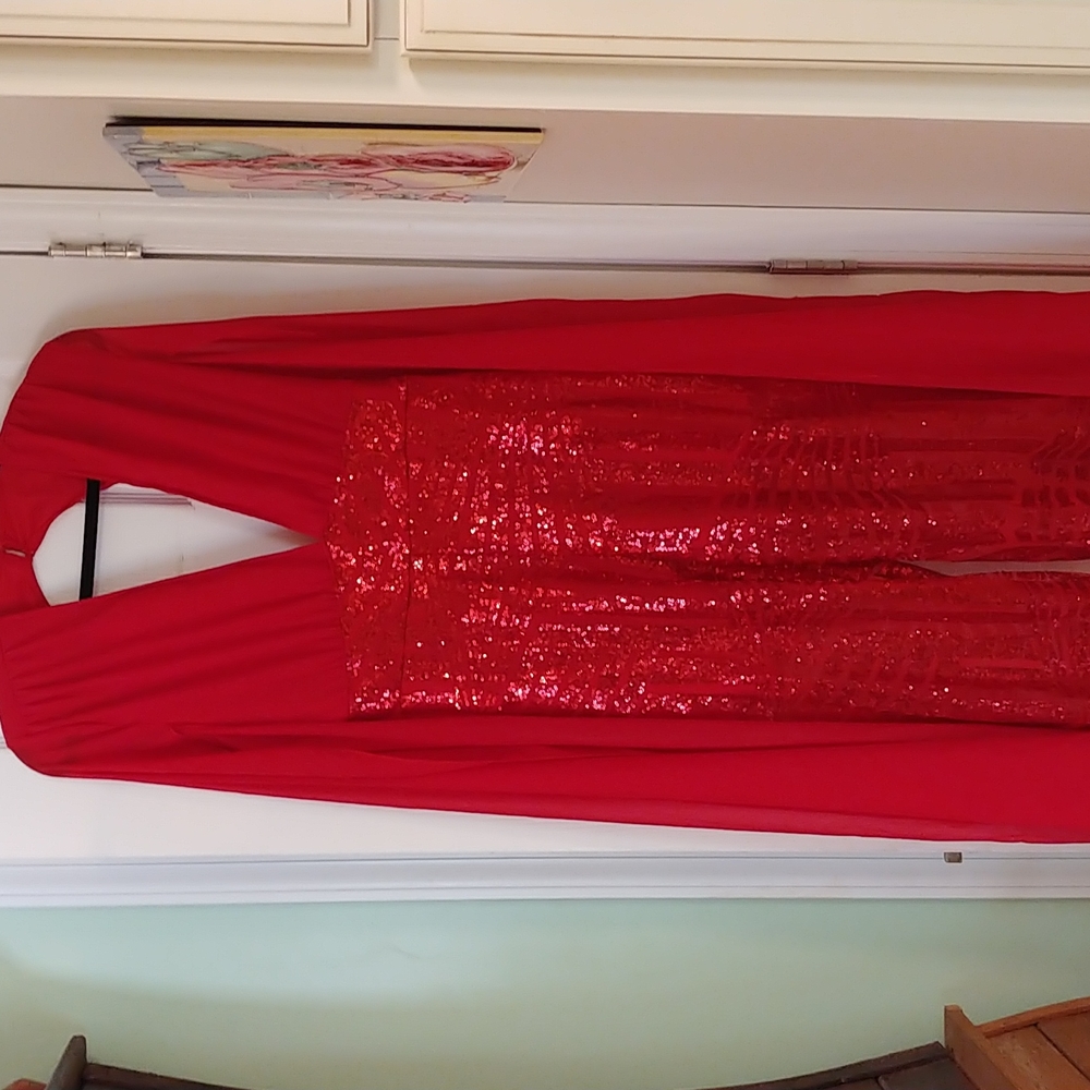 Pre-Owned Womens Sequine Jumpsuit